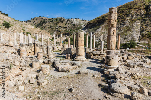 Pella is one of ten Decapolis cities that were founded during the Hellenistic period and became powerful under Roman jurisdiction. Jordan #284567433