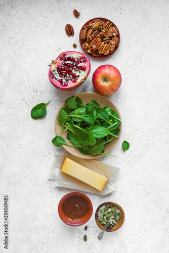 Autumnal Salad Ingredients