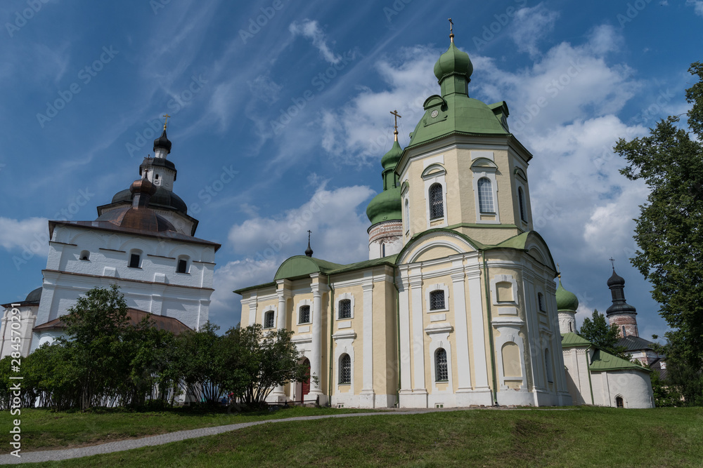 Assumption Cathedral and other temples of the Kirillo-Belozersky Monastery, Vologda Region, Russia