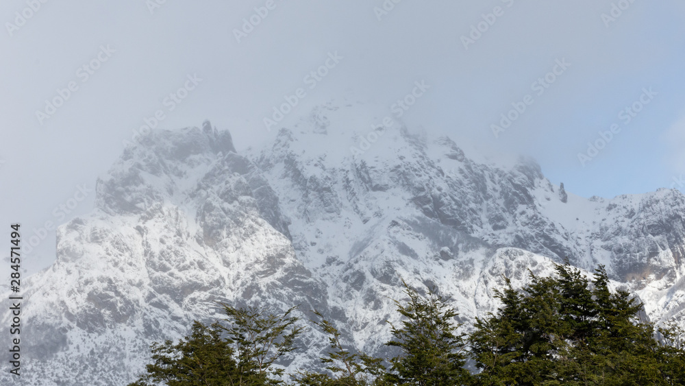 Obraz premium Góry zimą