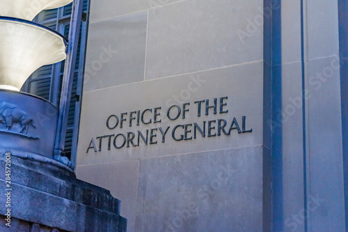 Canvas Print Attorney General Office Robert Kennedy Justice Department Building Washington DC