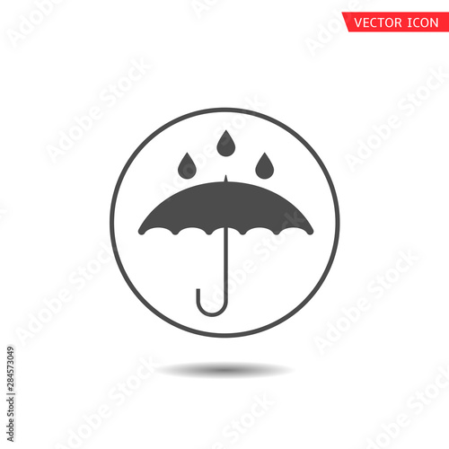 Waterproof technology icon