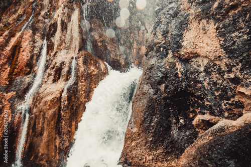 waterfall and rocks © senerdagasan