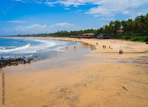 Sinquerim is a village in Bardez, North Goa, India. Sinquerim is famous for its beautiful beach. © Eudaimonic Traveler