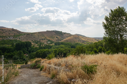 Wallpaper Mural landscape with mountains and clouds Torontodigital.ca