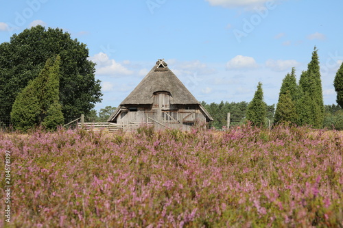 Schöner Schafstall in der Lüneburger Heide