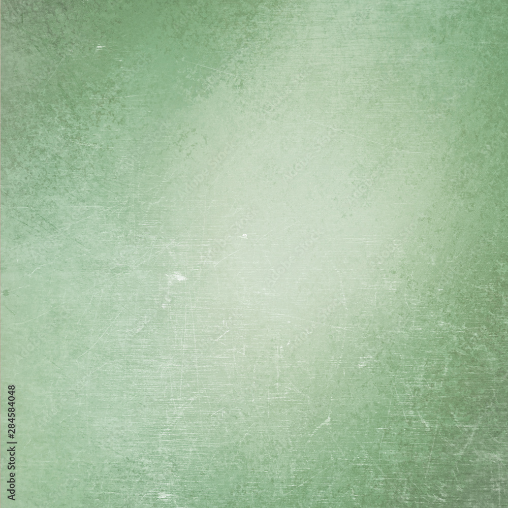 faded green background with white texture, distressed old grunge