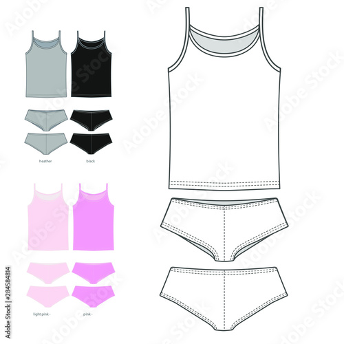 Cotton spandex jersey hot short
