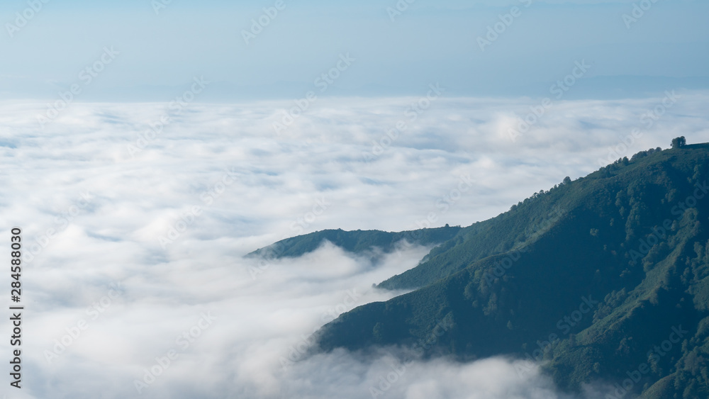 Beautiful Protected area of Kintrishi and Resort Gomismta. Amazing nature in mountain Georgia.