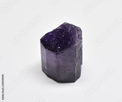 Purple Scapolite raw gemstone crystal photo