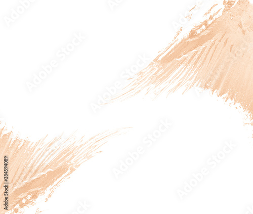 White background abstract texture with beige ornament