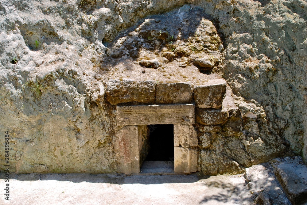 Intact tomb door Beit She'arim