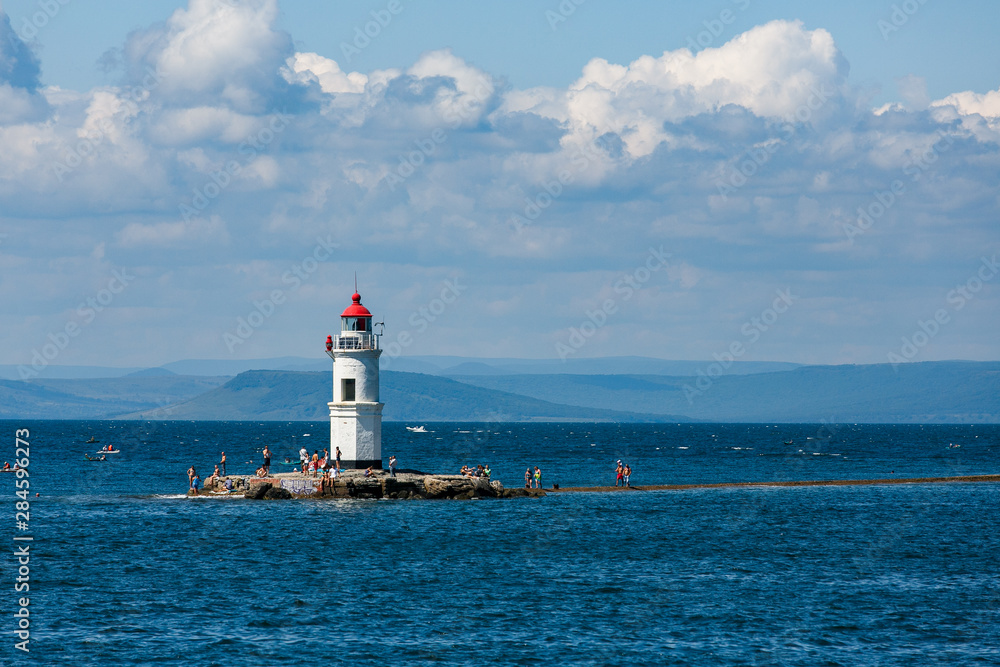 Tokarevsky lighthouse is one of the oldest lighthouses of the Far Eastern seas and Peter the Great Bay in Vladivostok. Built in 1876.