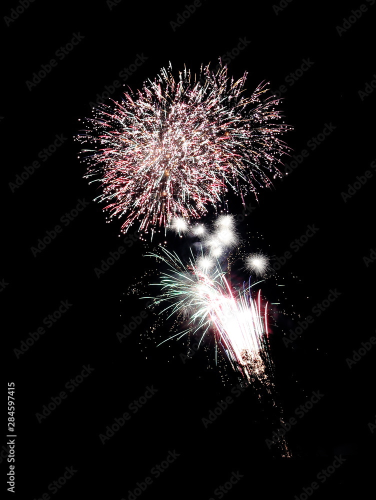 Fototapeta premium Firework in Okayama,Japan