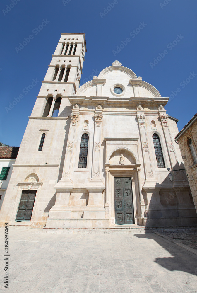 Fototapeta premium Hvar town old church