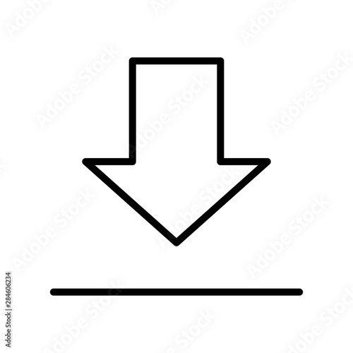 download - downloading icon vector design template