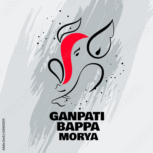 creative lord ganesha design ganesh chaturthi background