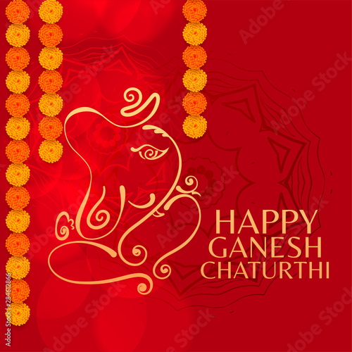 lord ganesha festival of ganesh chaturthi background