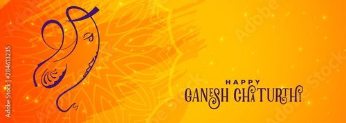 creative ganesh chaturthi banner design