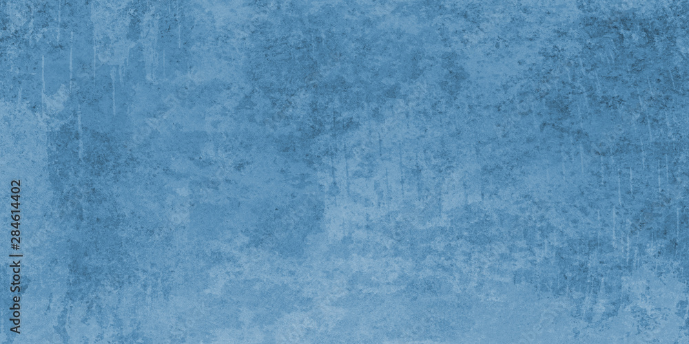 blue grunge background with old vintage distressed texture in white faded  layout for website or template background designs