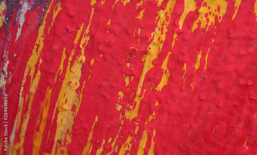 Abstract background with texture watercolor red yellow flow on paper Abstract background with texture watercolor red yellow flow on paper