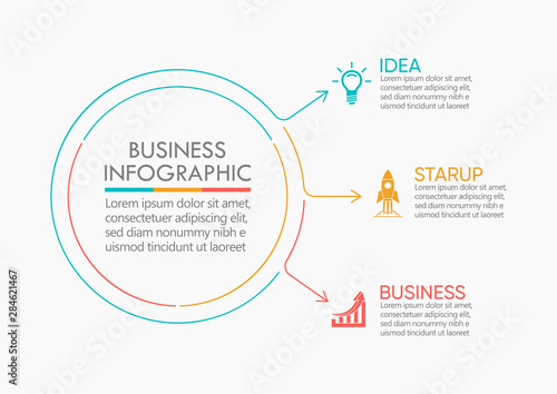 Business data visualization. timeline infographic icons designed for abstract background template milestone element modern diagram process technology digital marketing data presentation chart Vector