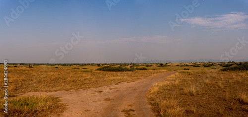 Scenic view of Queen Elizabeth National Park  Uganda