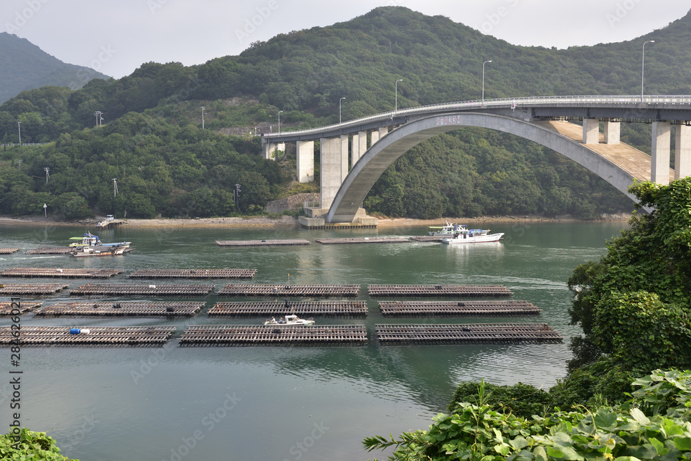 Obraz premium 日本の備前市の日生の海
