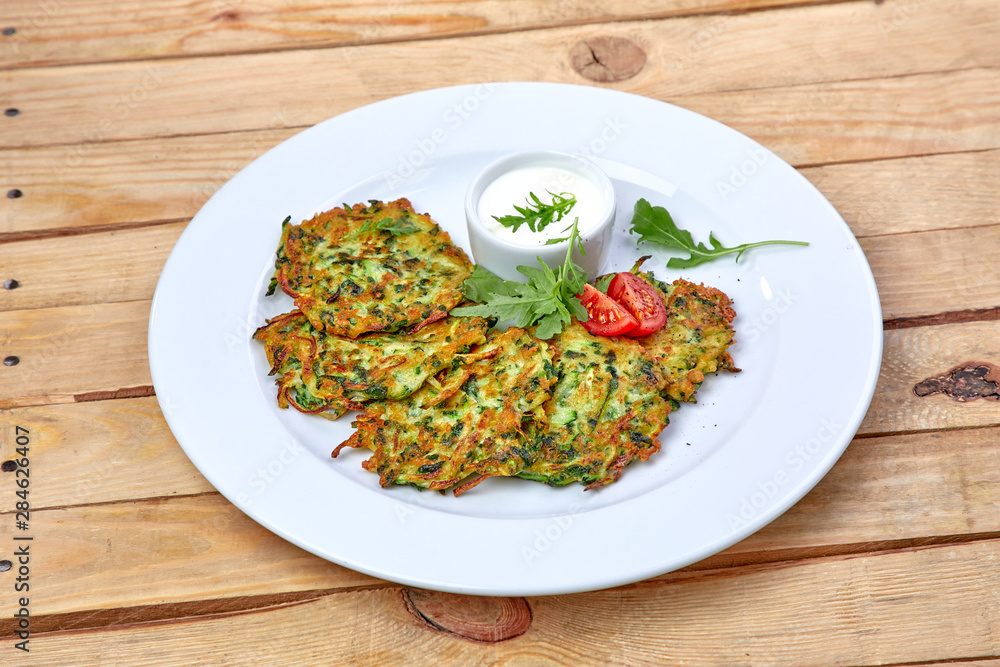 pancakes with zucchini and herbs pancakes with zucchini and herbs