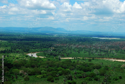 The Rufiji River in the Selous Game Reserve, Tanzania