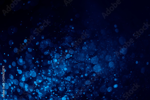 Abstract Blue Defocused bokeh background
