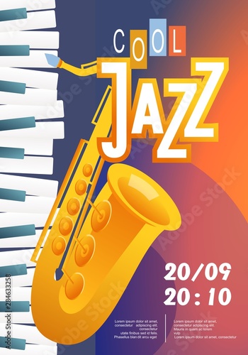 Photography jazz music poster