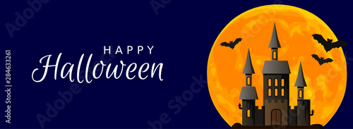 Happy Halloween template Flyer Postkarte