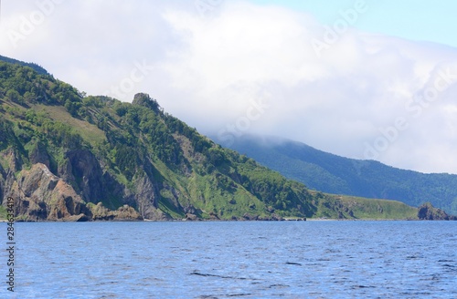 Beautiful coast line of the worldheritage Shiretoko in Japan © KO SHIMADA