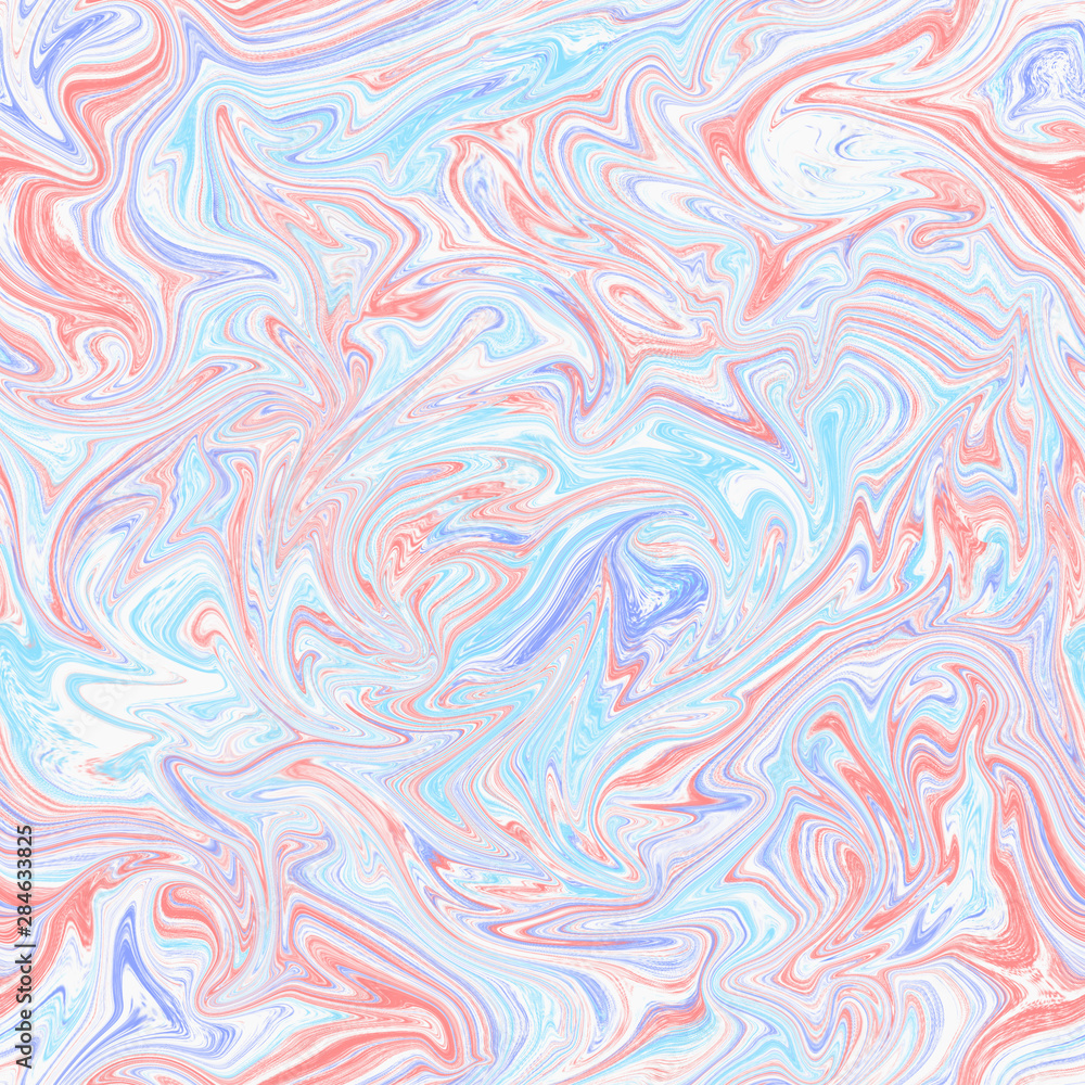 Obraz premium Tie-Dye Stains Pattern. Seamless Illustration for Textile and Backgrounds.