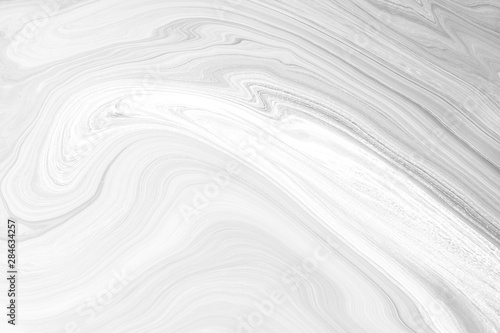 Fototapeta Naklejka Na Ścianę i Meble -  Abstract White Acrylic pour Liquid marble surfaces Design.