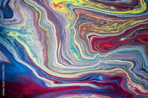 Acrylic pour Liquid marble abstract surfaces Design.