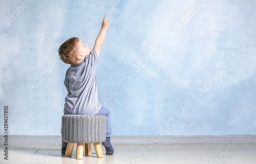 Little boy with autistic di...