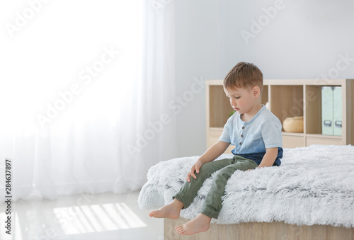 Little boy with autistic di...