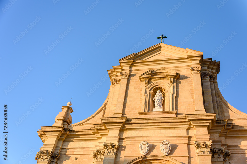 Citadelle De Victoria (Victoria Citadel Cathedral), Victora, Gozo, Malta.