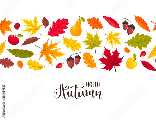 autumn leaves composition
