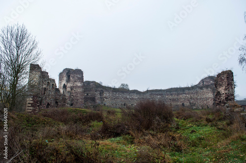 Abandoned ruins of castle in Buchcach