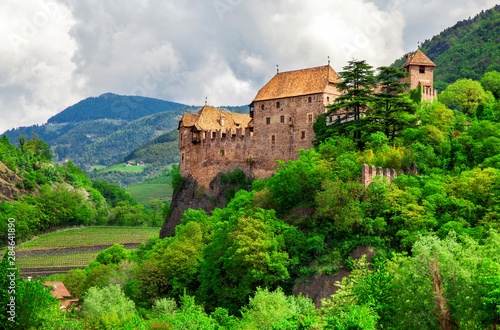 Runkelstein Castle (Castel Roncolo) is a medieval fortification near the city of Bolzano in South Tyrol, Italy. © Vladimir Sazonov