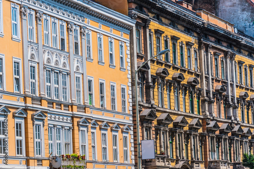 Historic architecture of downtown Budapest, Hungary