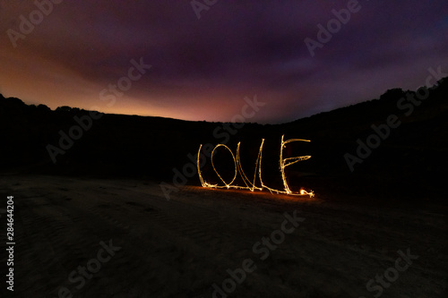 Lightpainting Love