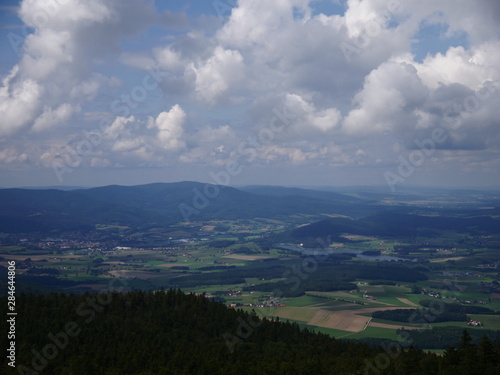 Furth im Wald, Bayern: Ausblick auf die Stadt vom Hohenbogen photo