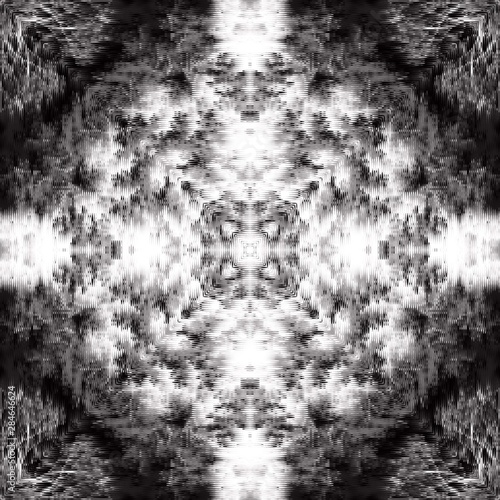 Halftone grey ornament, winter pattern. Drawing vintage style. Grunge texture. Festive greeting card. Abstract art background. Modern symmetric pattern. Festive art backdrop. Creative vector element