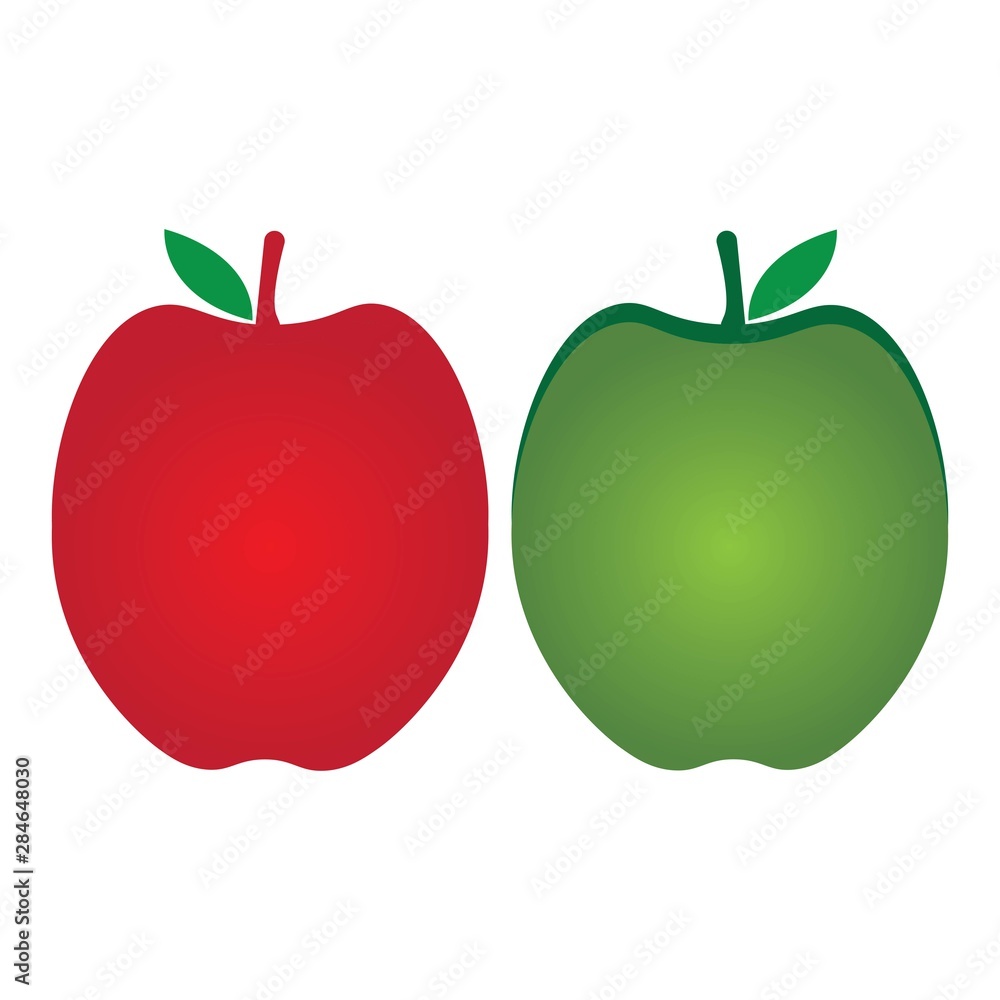 Fresh apple logo vector Fresh apple logo vector