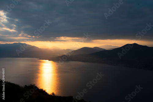 View of Luino Lake Maggiore
