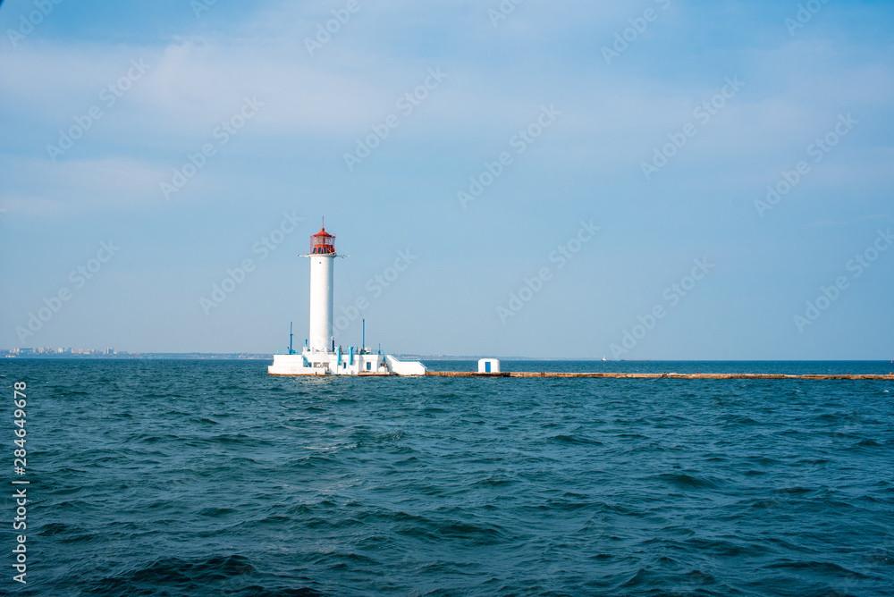 lighthouse in the sea wother